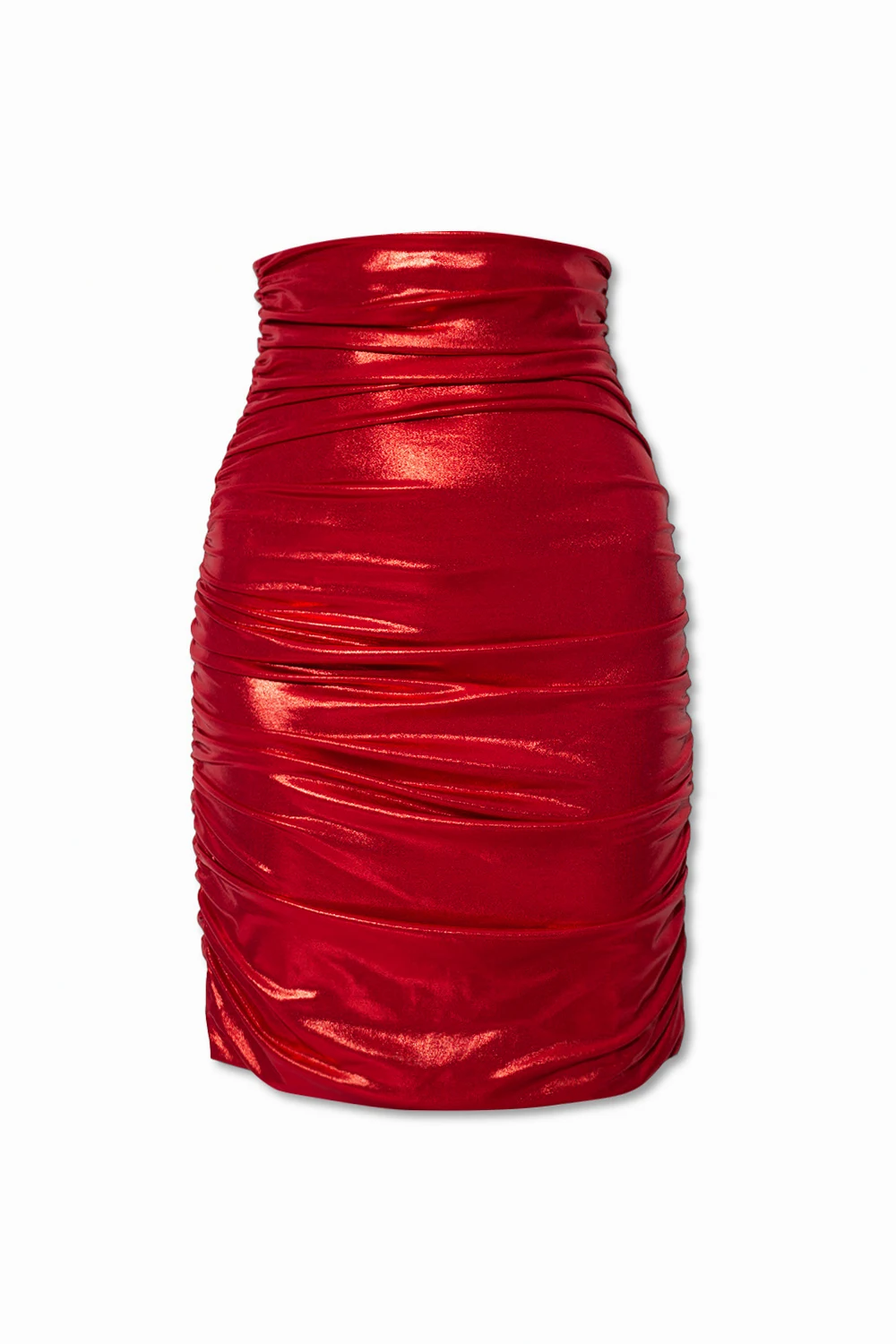 RED Draped skirt