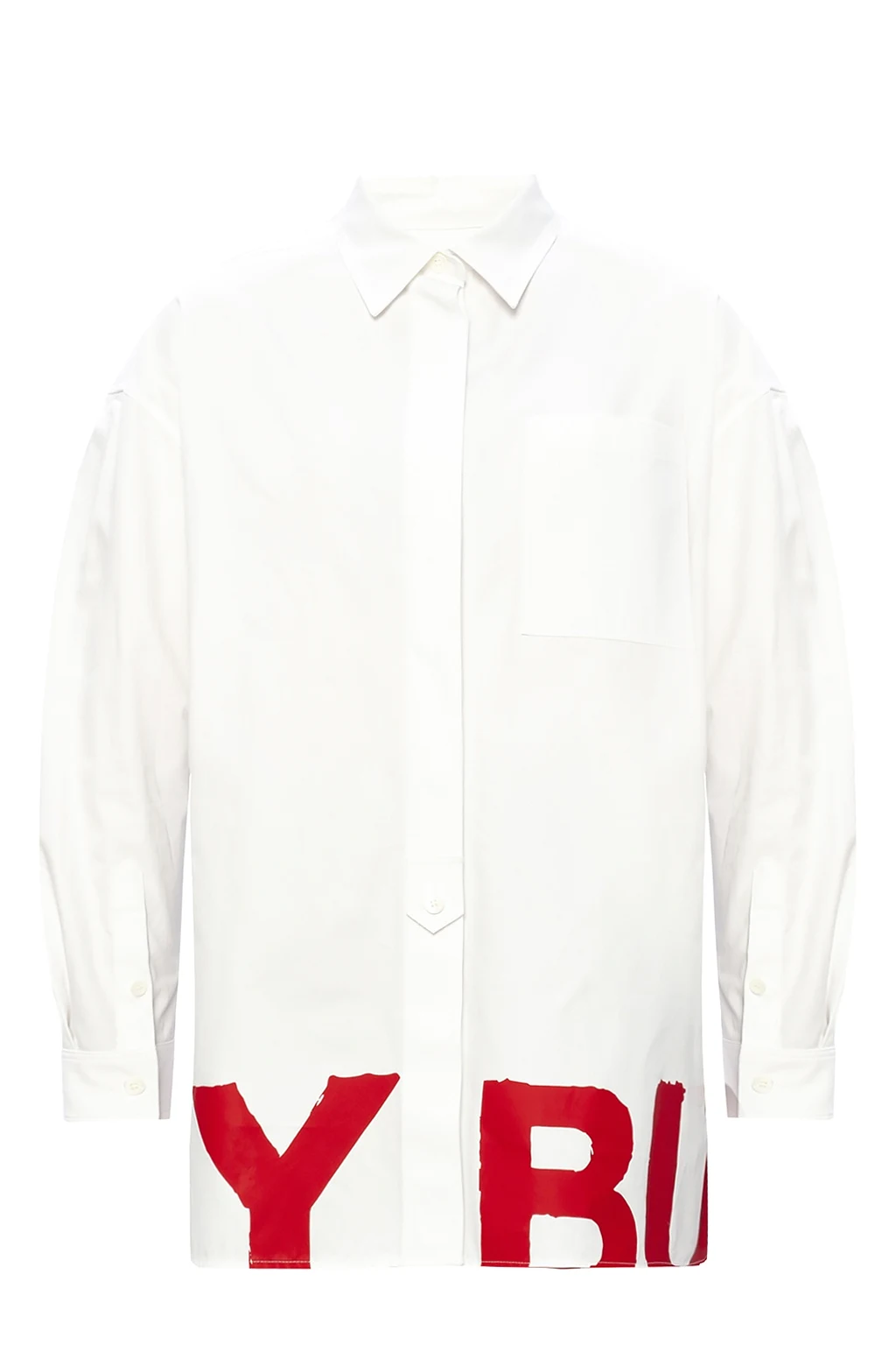 WHITE Printed shirt