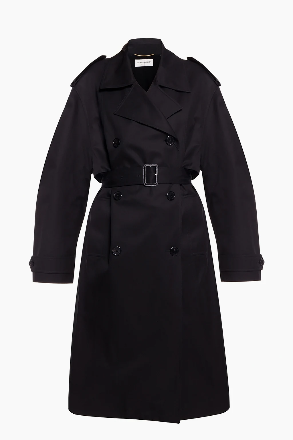 Double-breasted trench coat