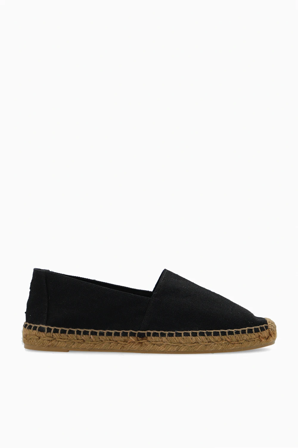 BLACK Espadrilles with logo
