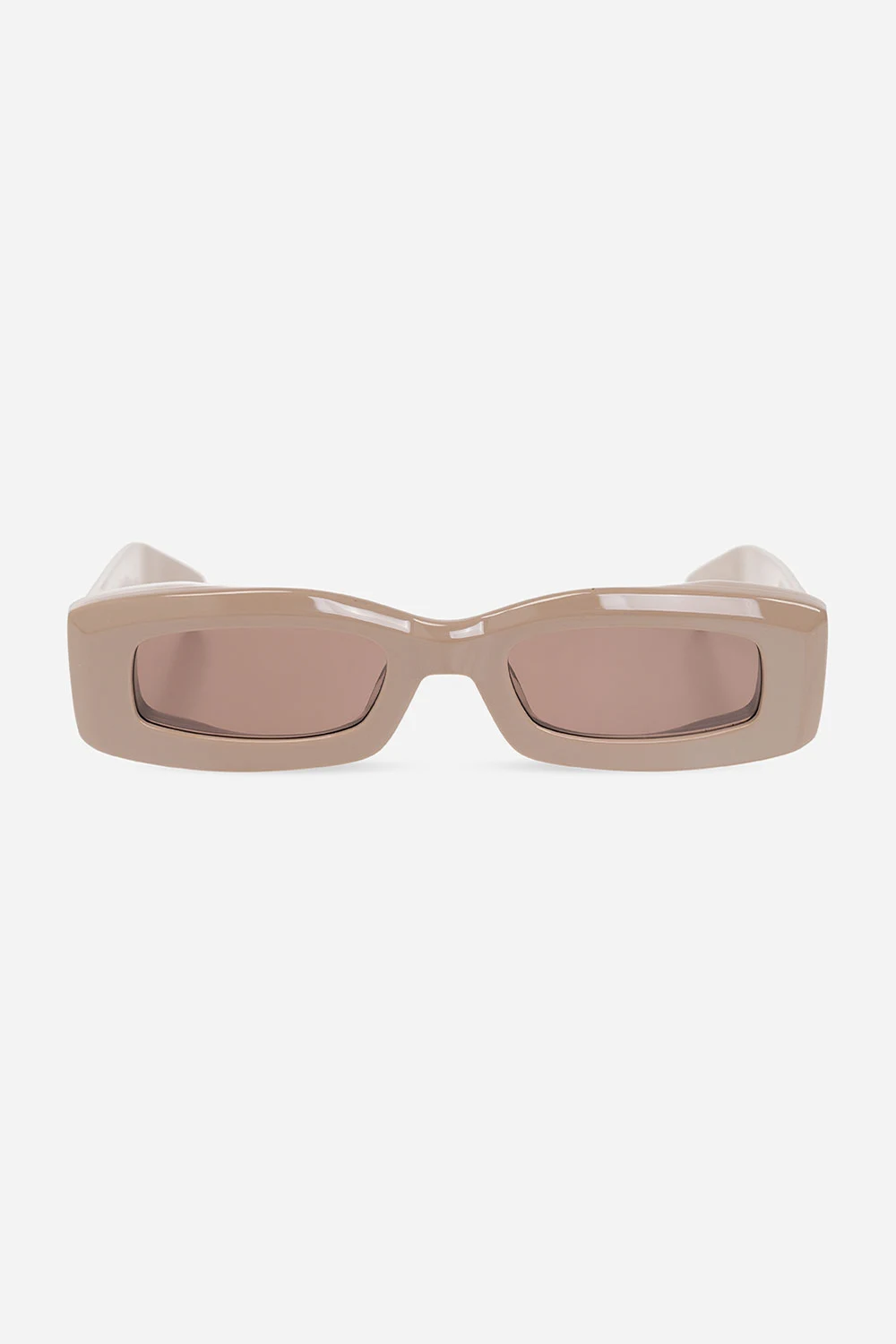 Sunglasses with logo-engraved eyelet