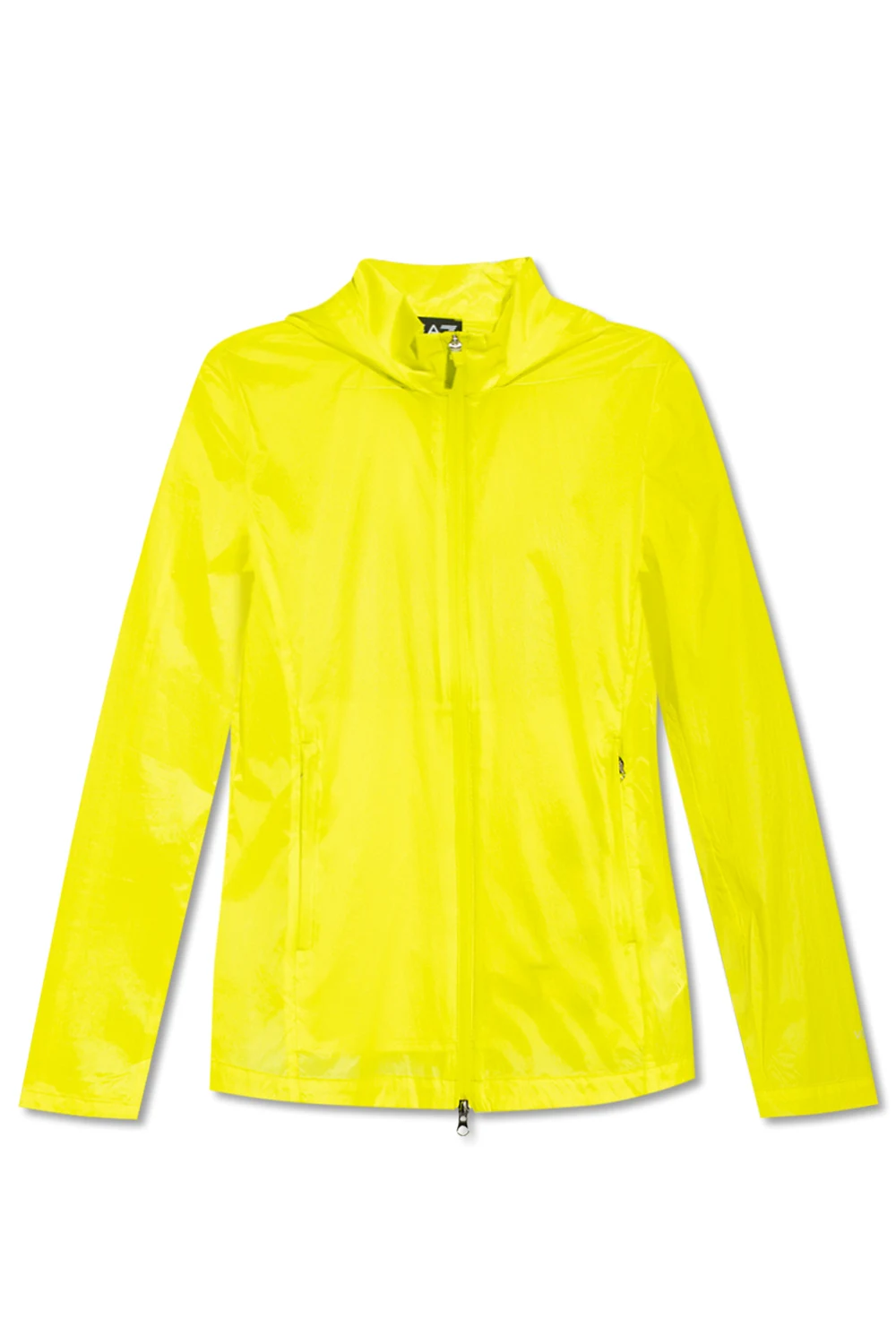 neon Transparent hooded jacket