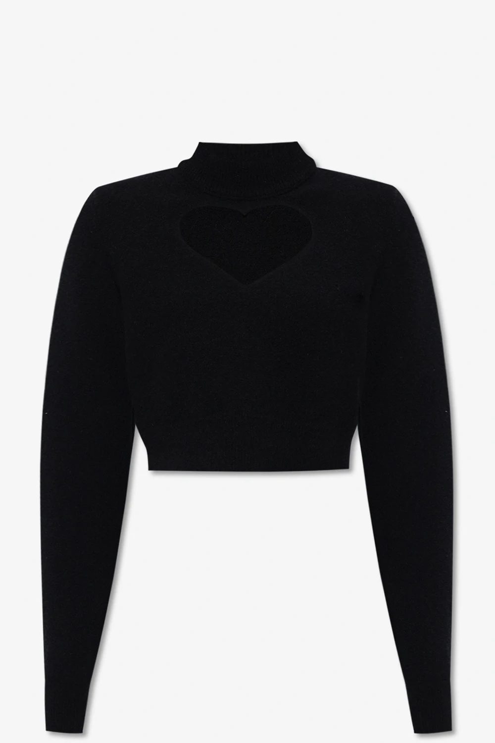 Cropped wool sweater
