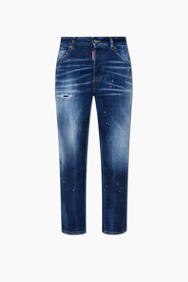 GRANATOWY Jeansy `Boston`