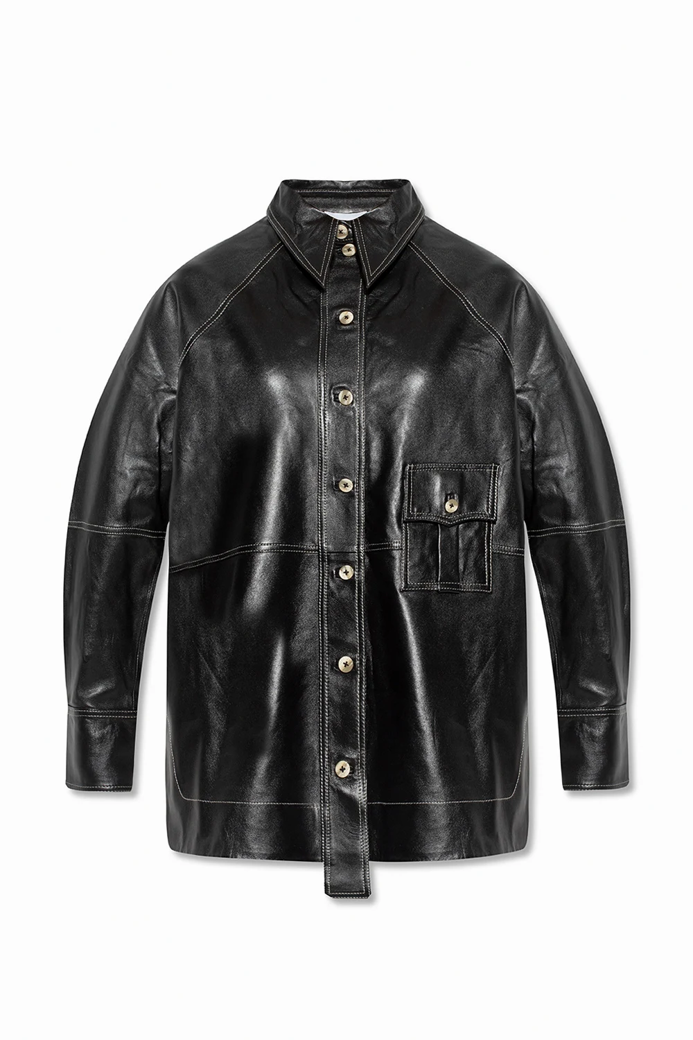 Leather shirt