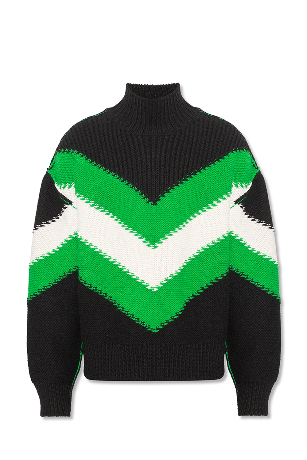 MULTICOLOUR Wool sweater with geometrical motif