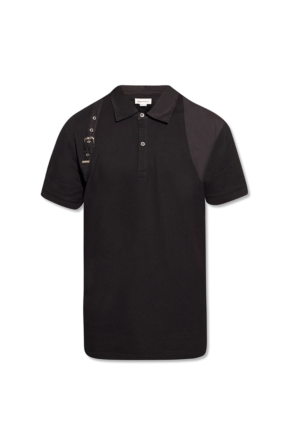 Polo shirt with strap