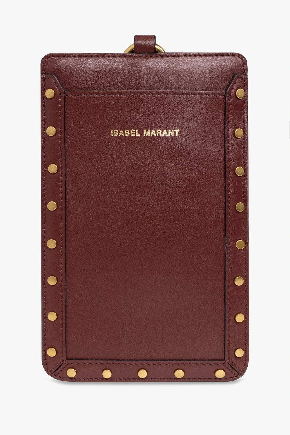 BURGUNDY ‘Tieli’ phone pouch with strap