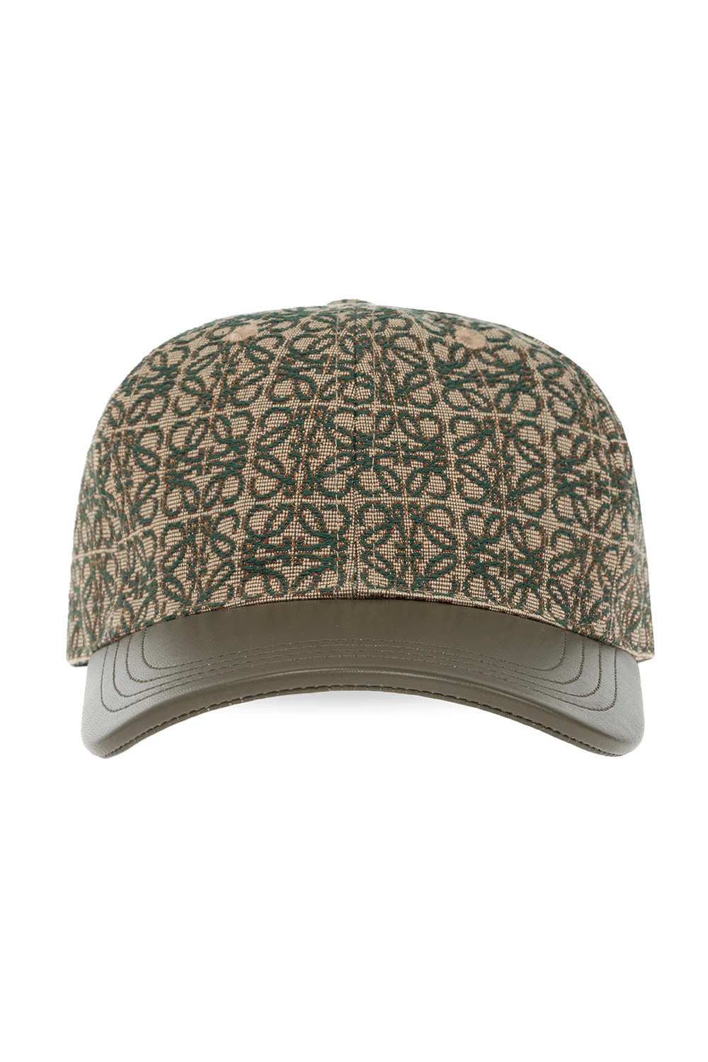 GREEN Jacquard baseball cap