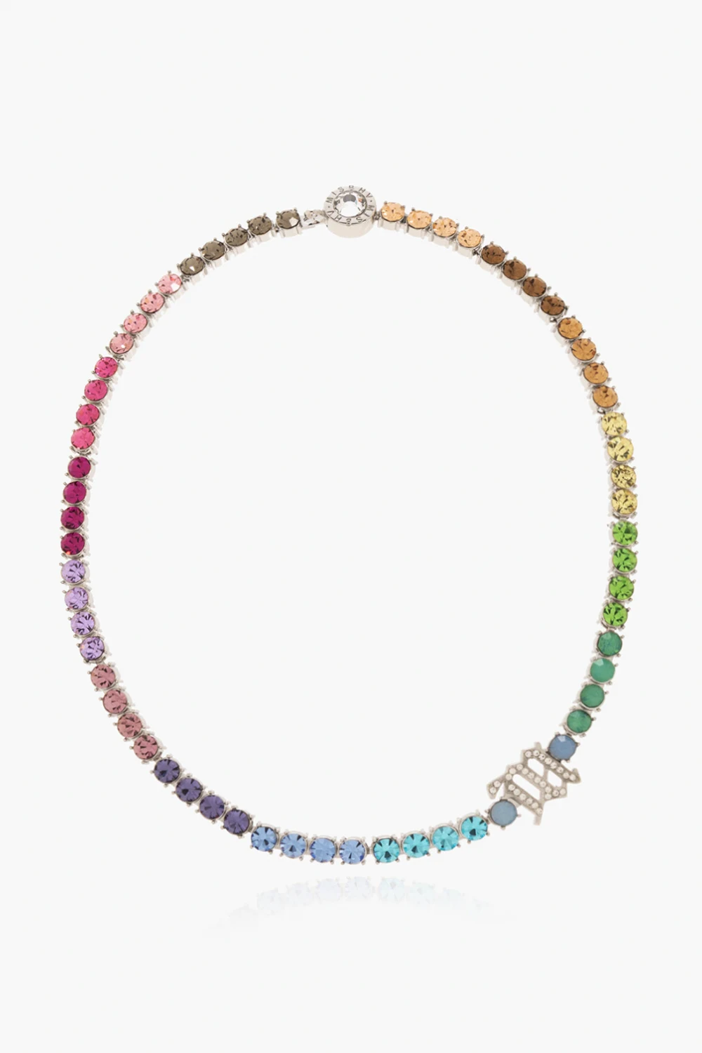 Choker z monogramem ‘Rainbow Ice Tennis’