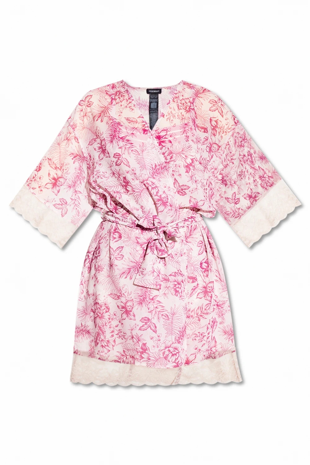 PINK Floral bathrobe
