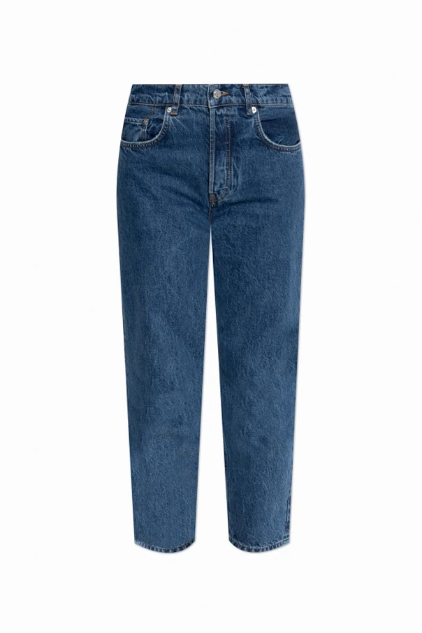 MARINEBLAU High-Waist-Jeans