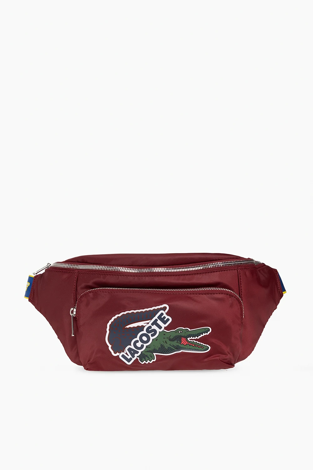 BURGUNDY Shoulder bag with logo