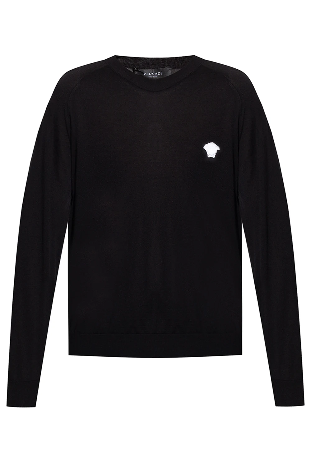 BLACK Sweater with Medusa head