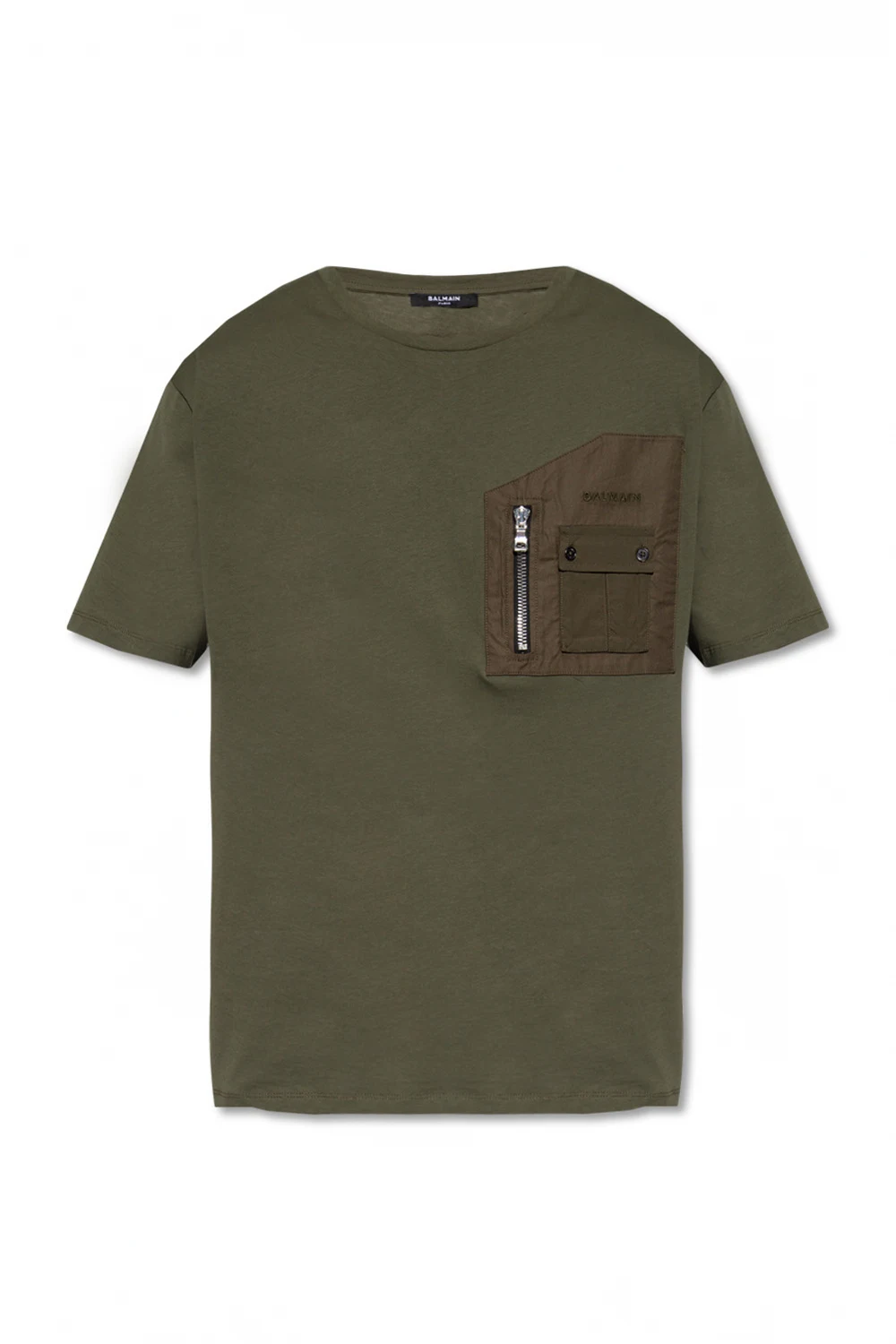 GREEN T-shirt with pockets