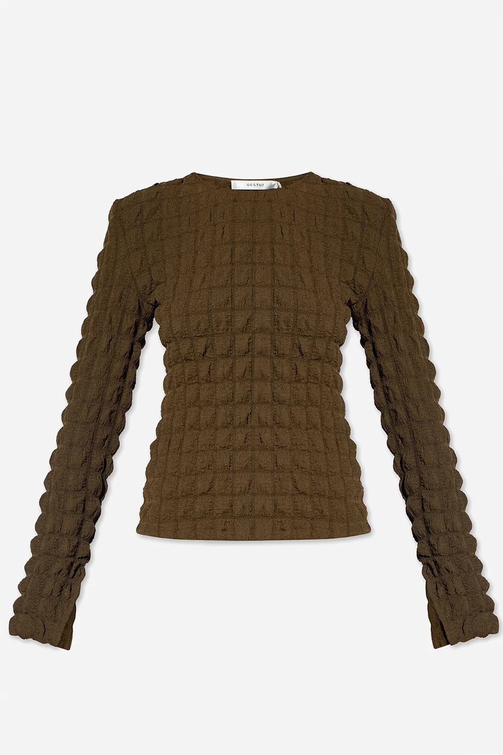 GREEN ‘AllenyGZ’ textured top