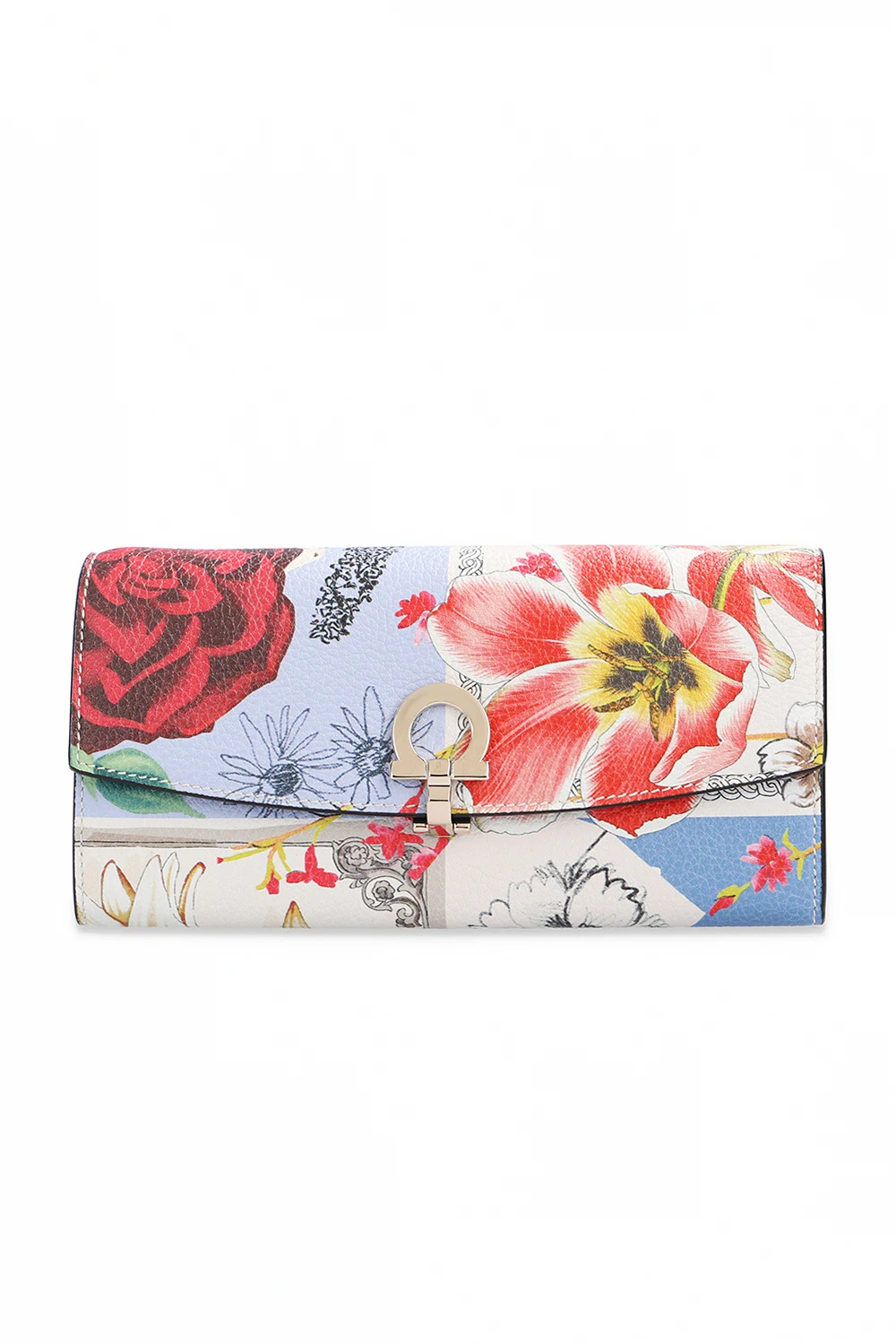 Wallet with floral print