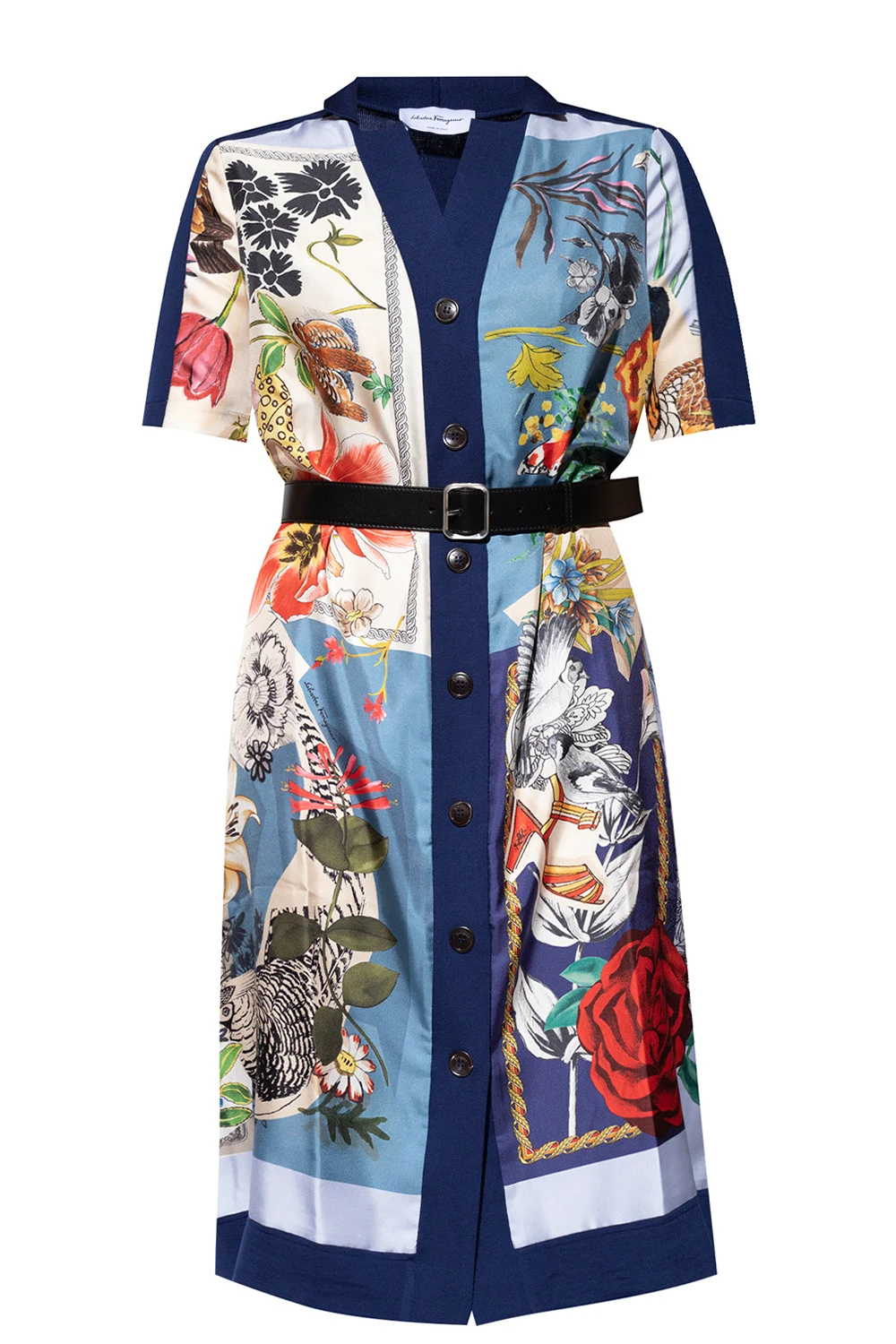 Dress with belt