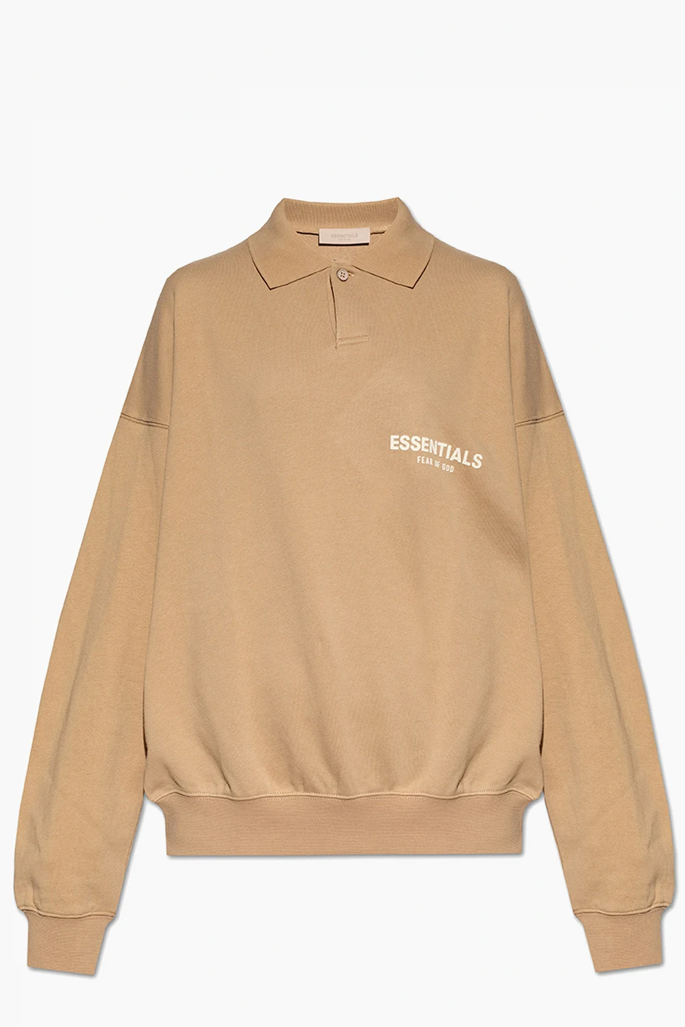 beige Polo shirt with logo