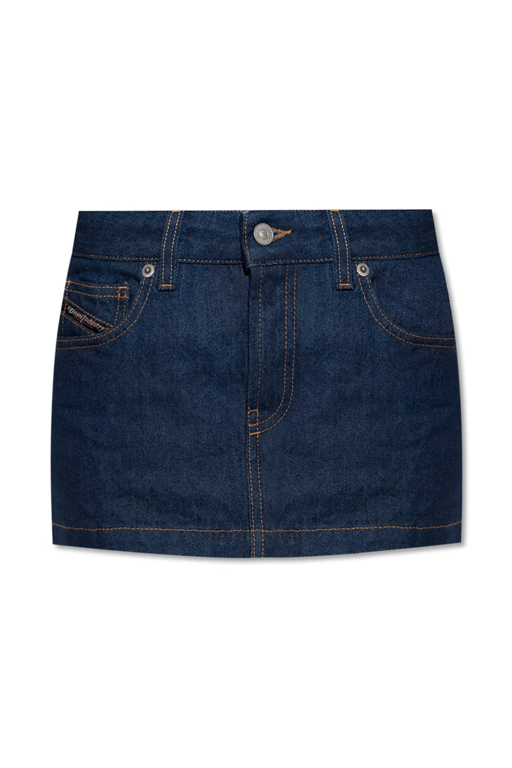 NAVY BLUE ‘De Ron’ denim skirt