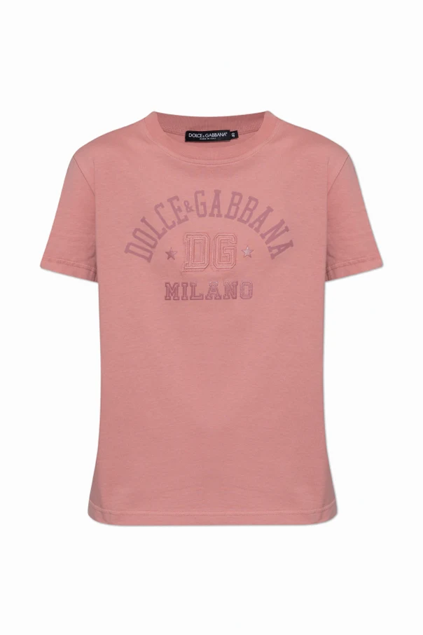ROSA T-Shirt mit Logo