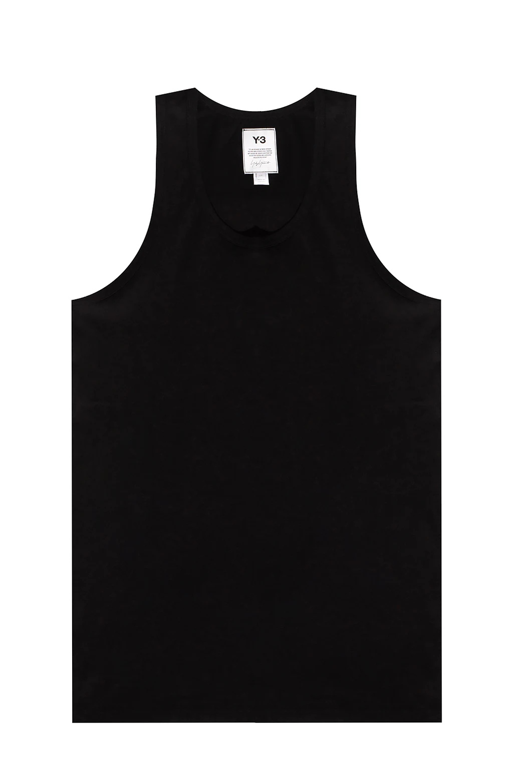 BLACK Tank top with logo