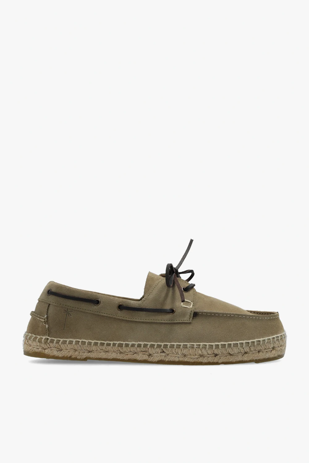 Zamszowe buty z logo