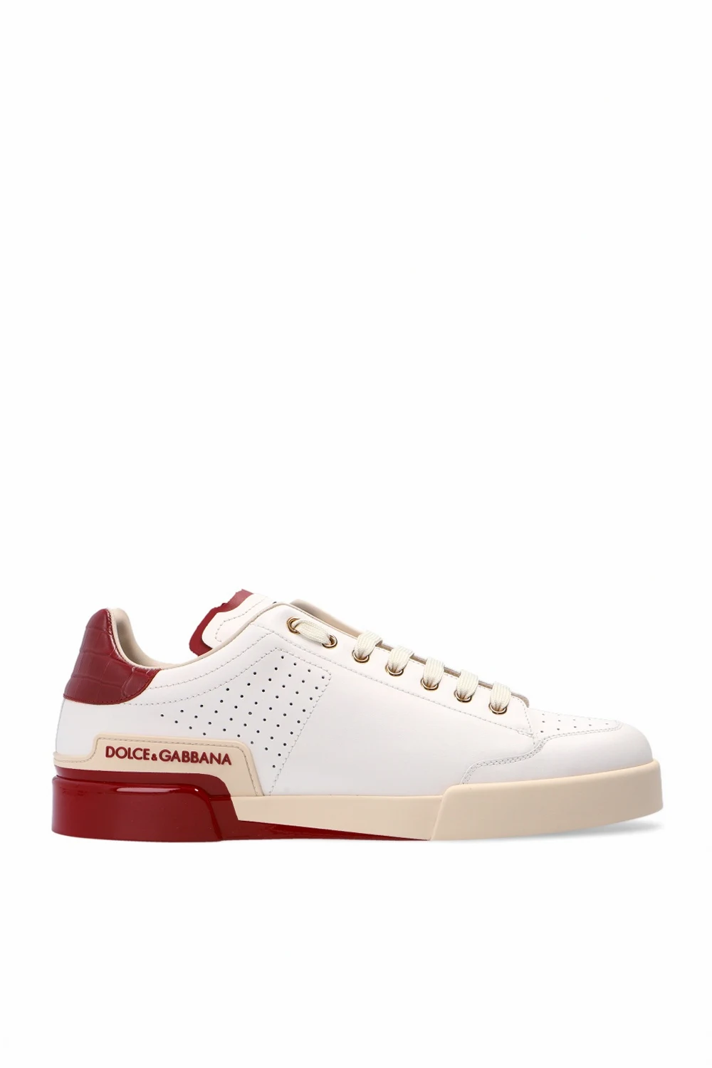 cream Sneakers with logo