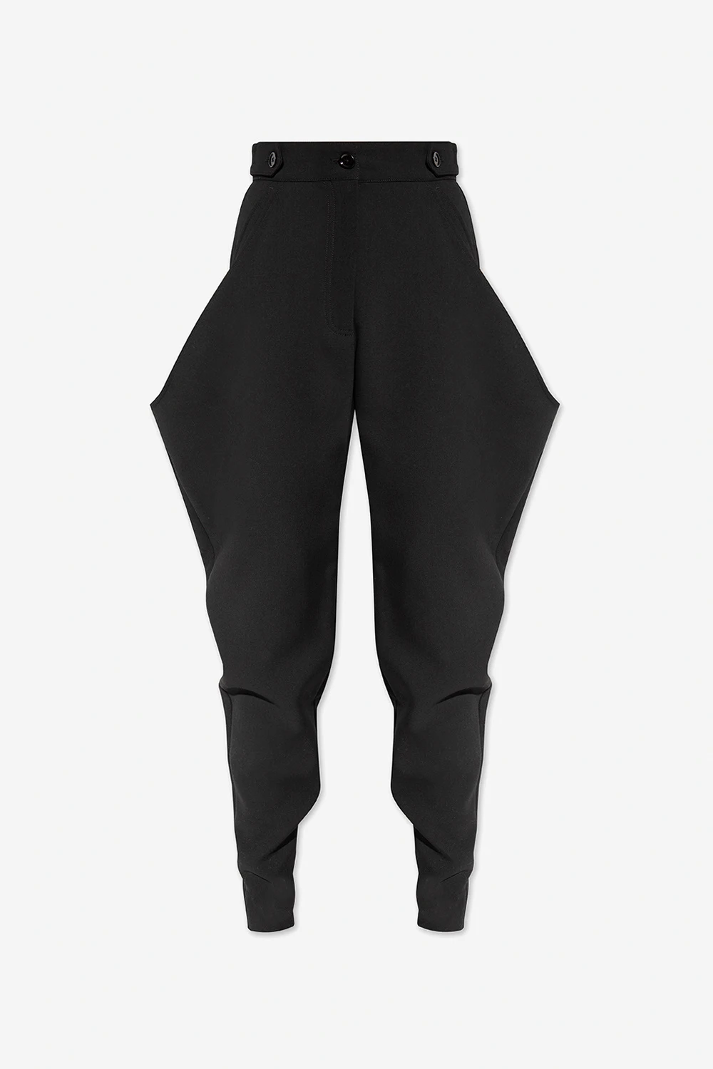 BLACK Two-layered trousers