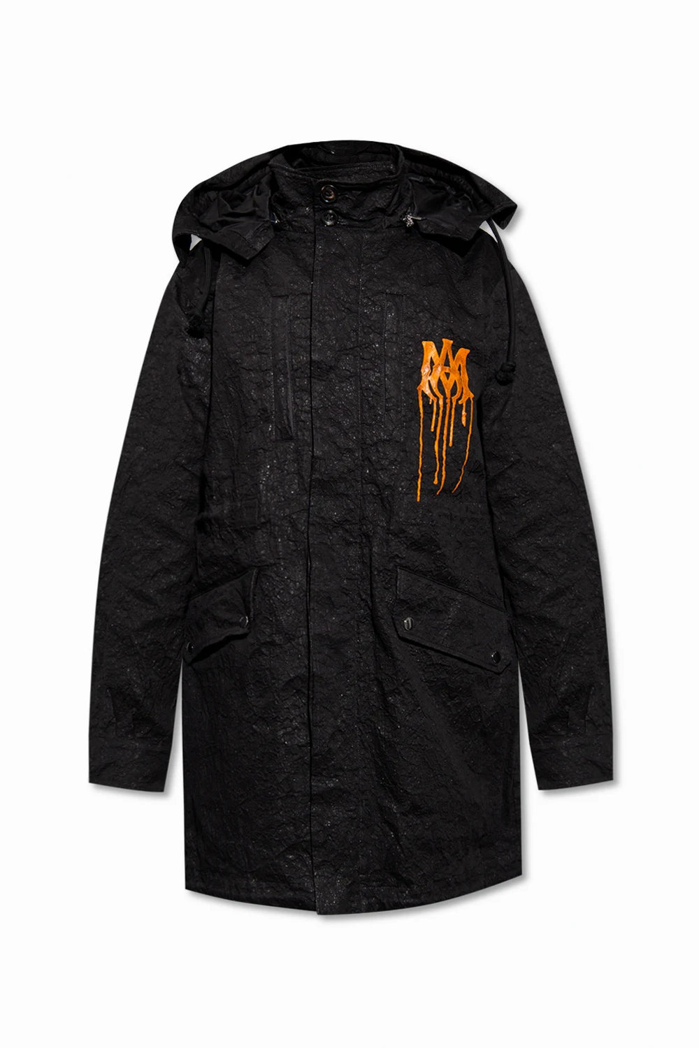 Parka z logo