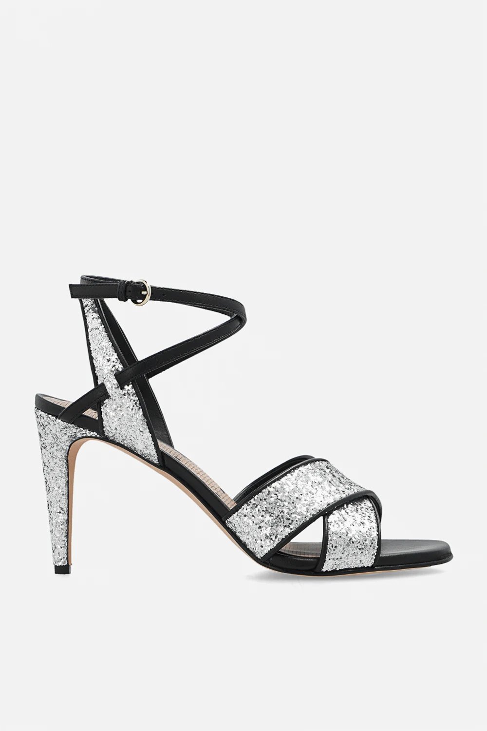 SILVER Heeled sandals