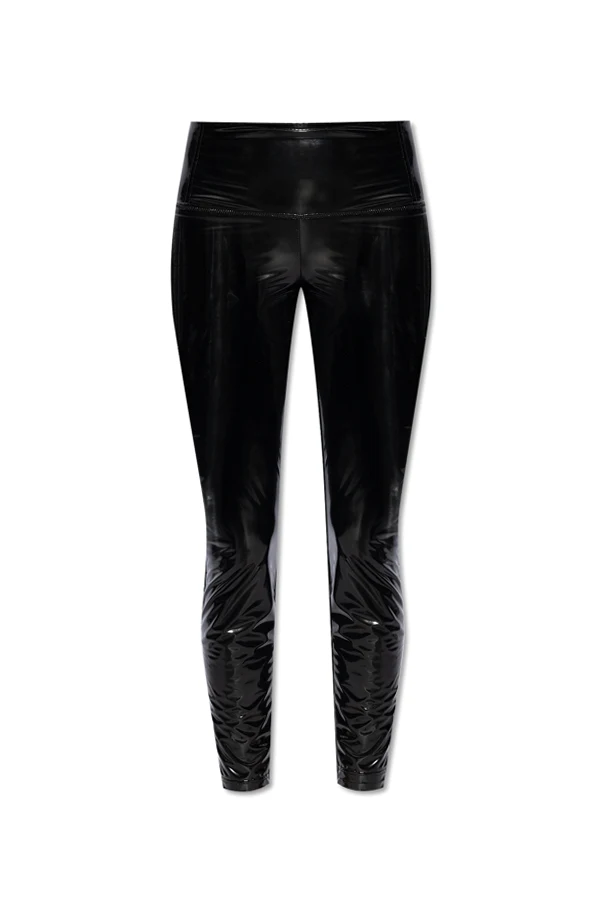 BLACK Latex leggings Cora
