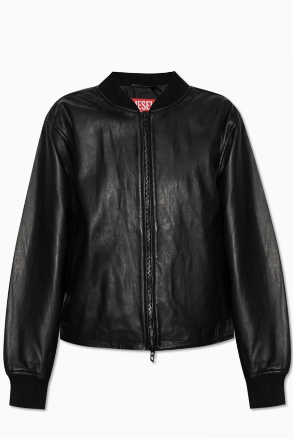 CZARNY Kurtka skórzana `L-ILYAN`