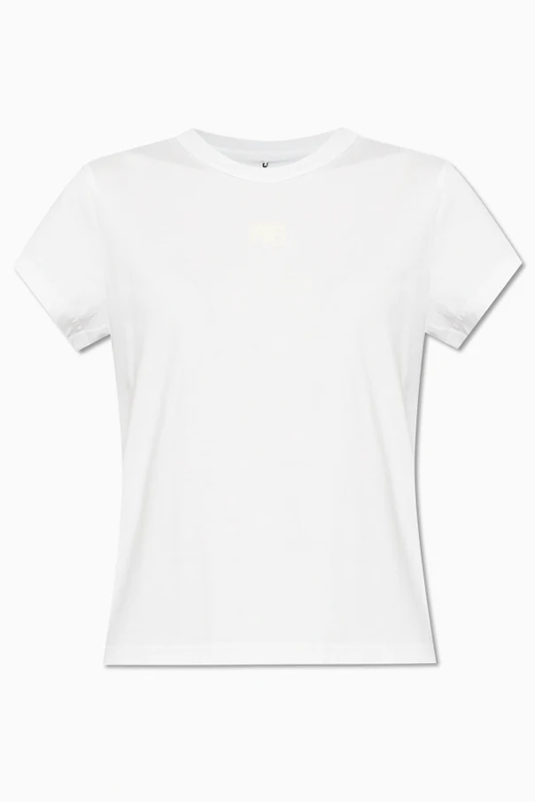 BIAŁY  T-shirt z logo