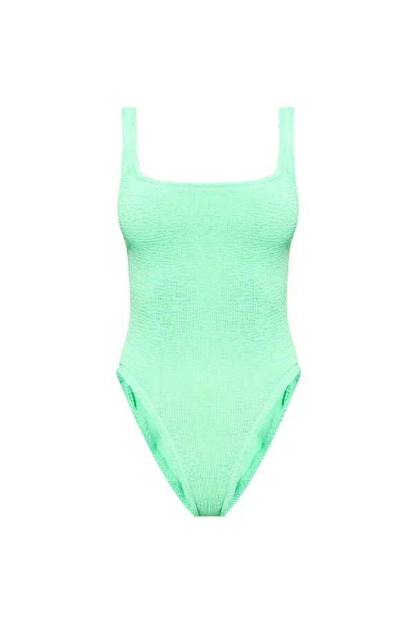 ZIELONY Jednoczęściowy kostium kąpielowy