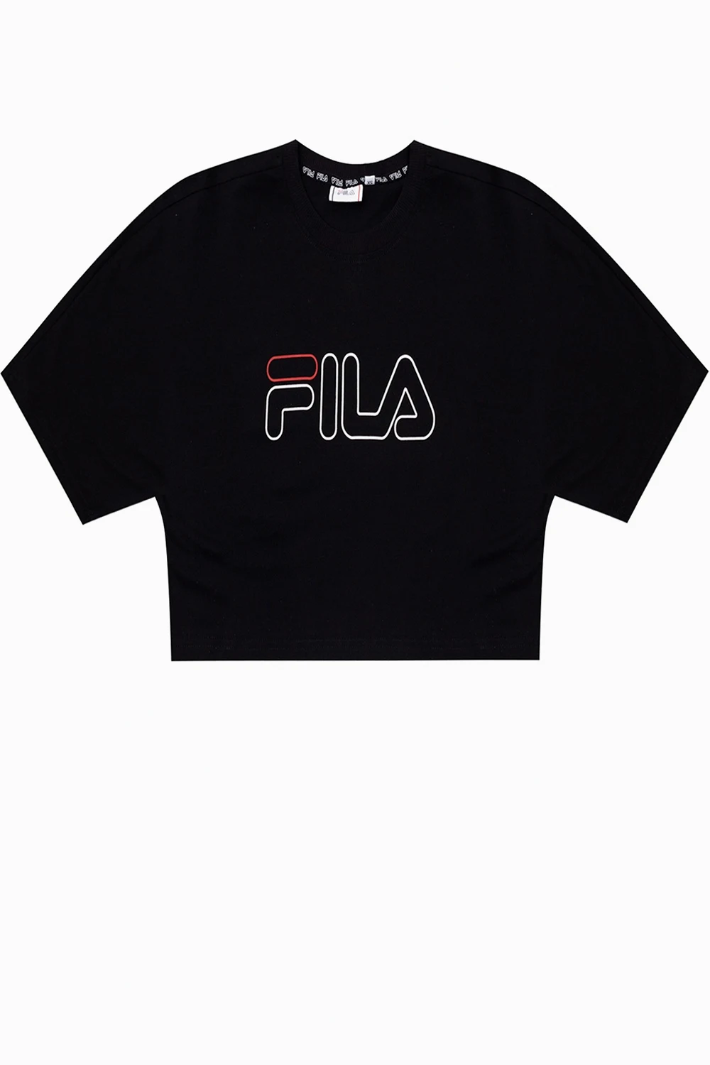 Cropped T-shirt with logo