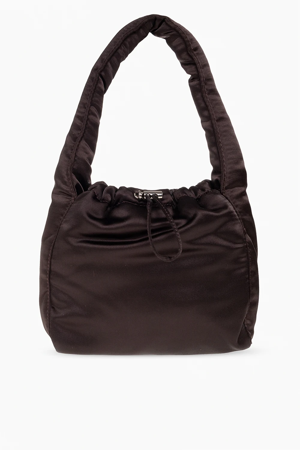BLACK ‘Lamis Small’ satin handbag