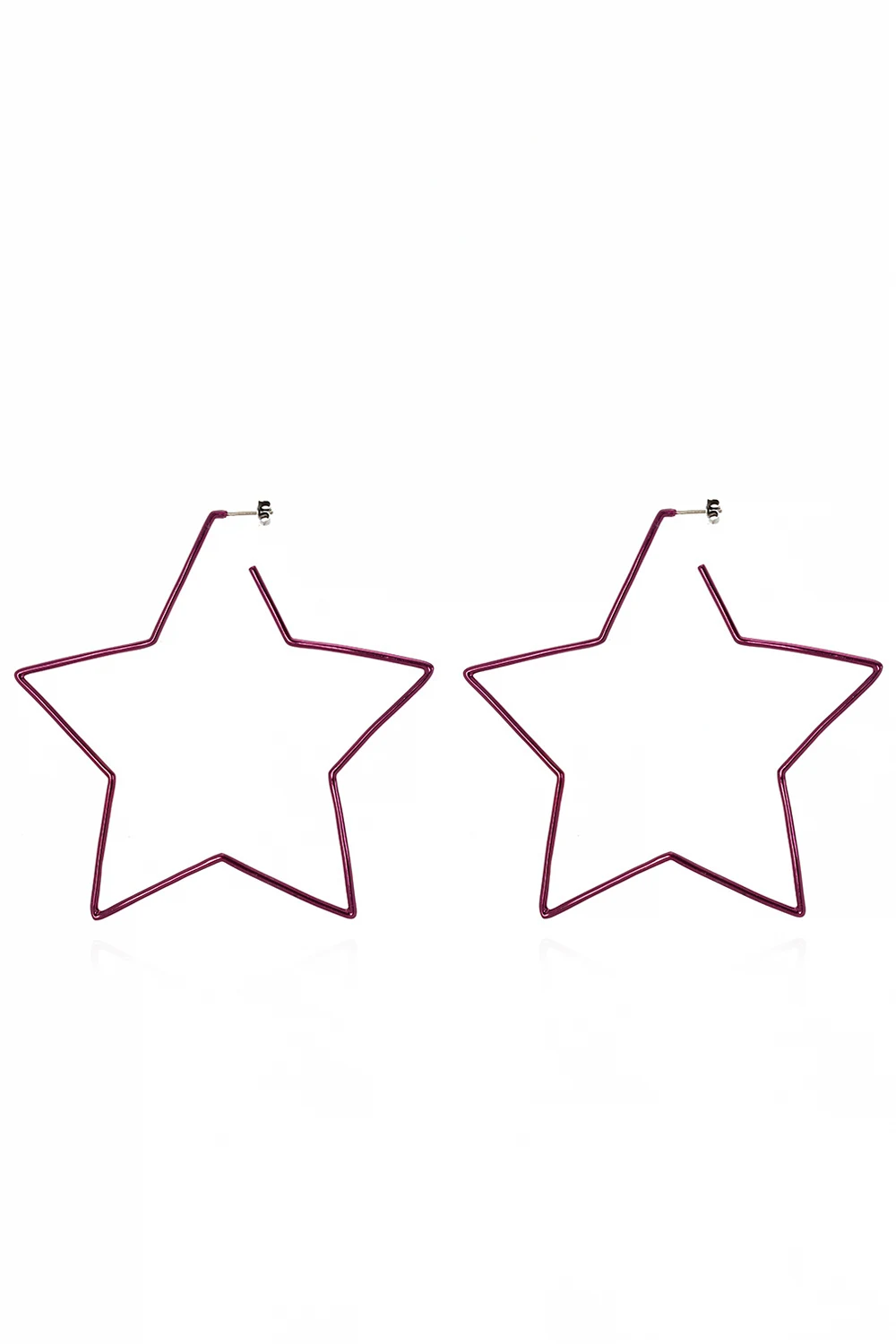 Star-shaped earrings