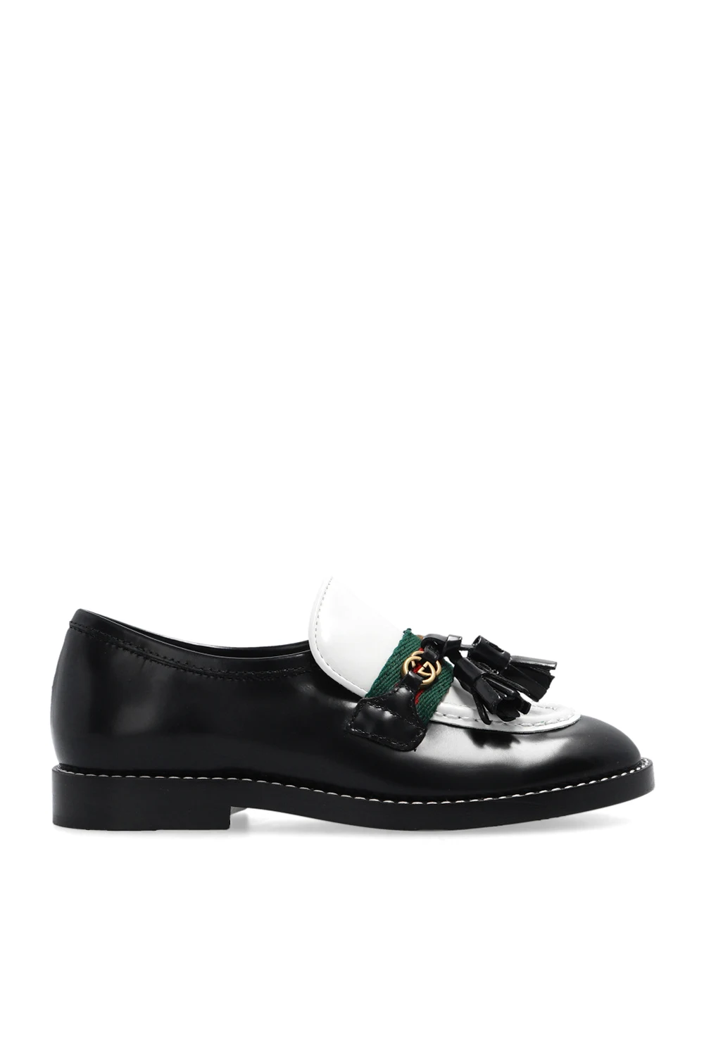 BLACK Leather loafers