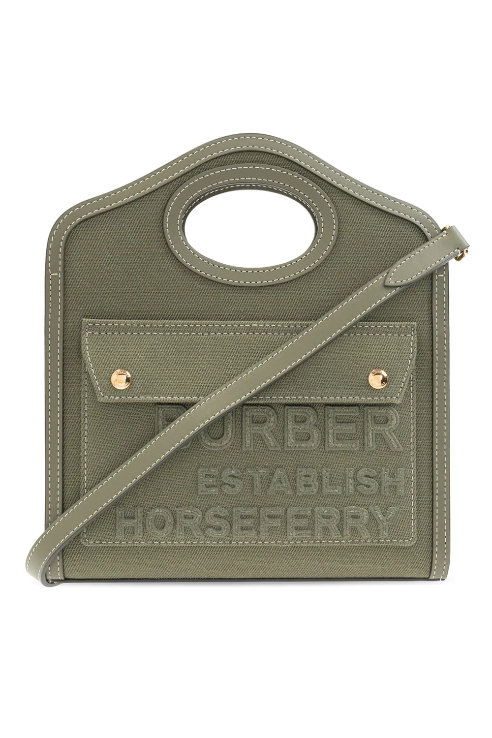 GREEN Shoulder bag with logo