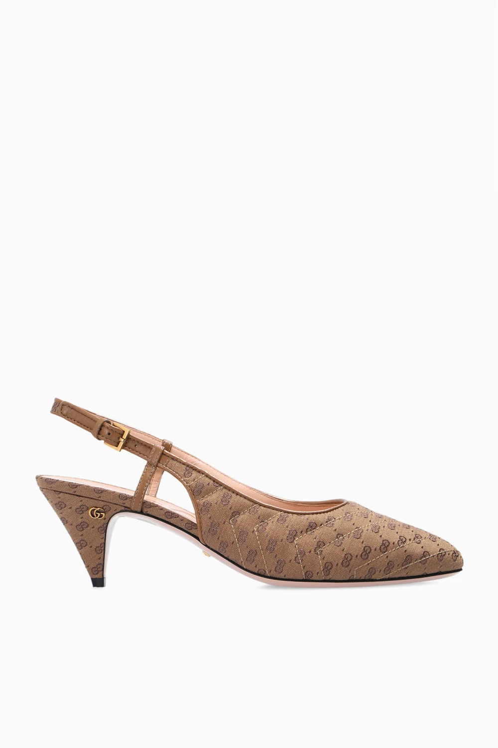 Buty na obcasie z logo