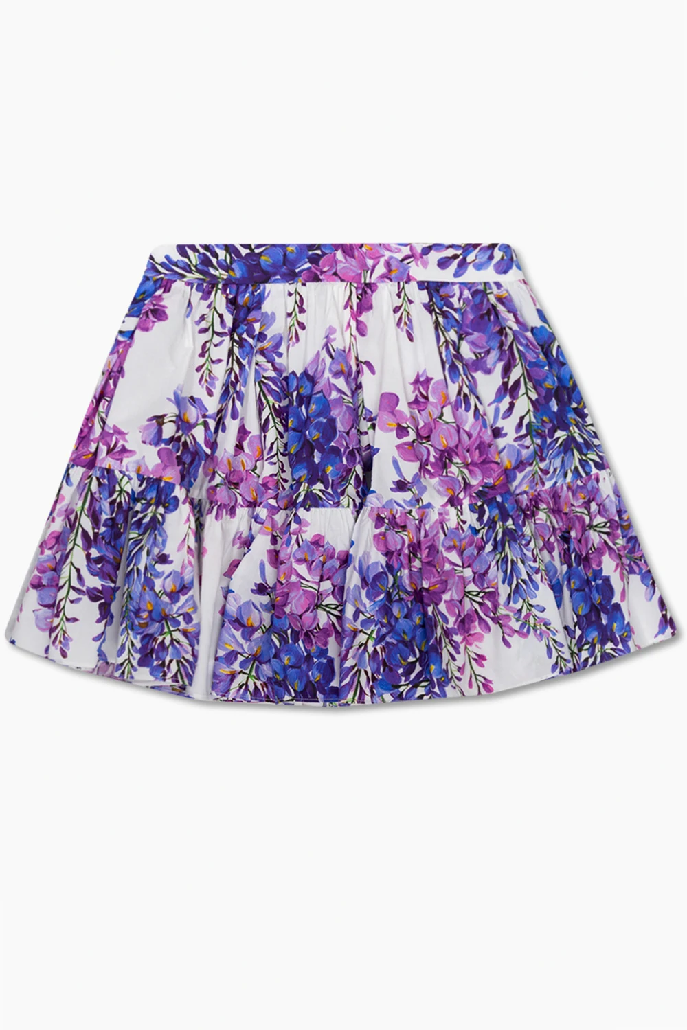 Skirt with floral motif