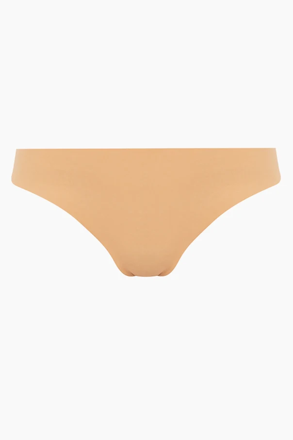 beżowy Bawełniane stringi