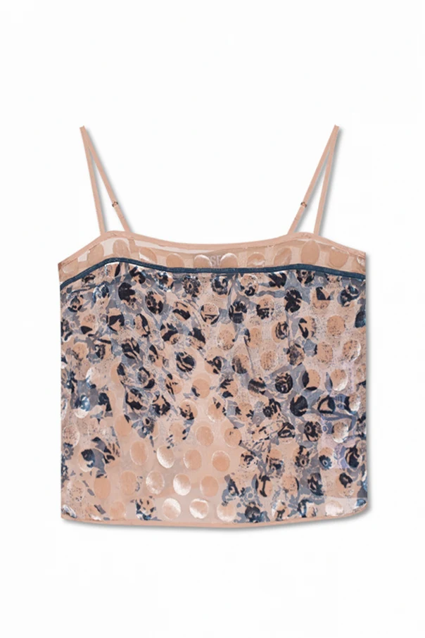 RÓŻOWY Top na ramiączkach ‘T-Celeste’