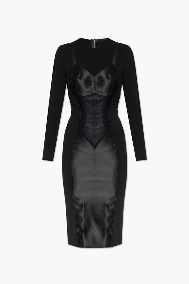 SCHWARZ Dress with lingerie insert