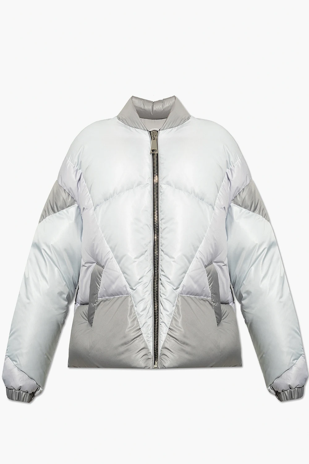 Quilted down jacket