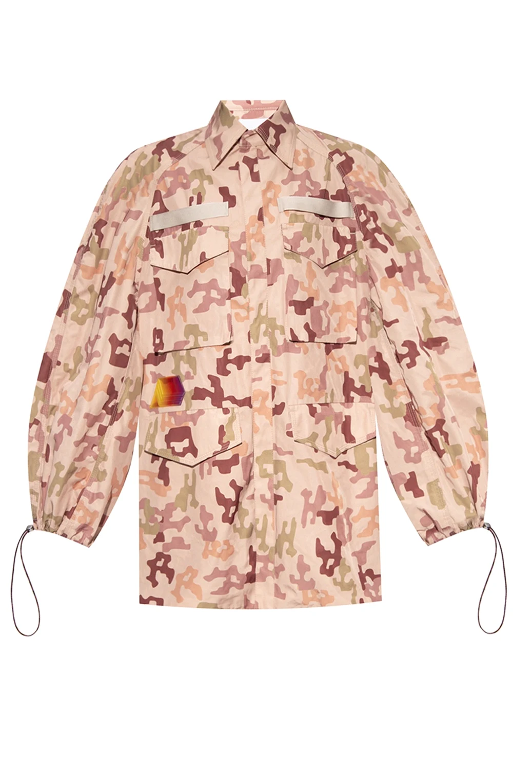 Camo-printed jacket