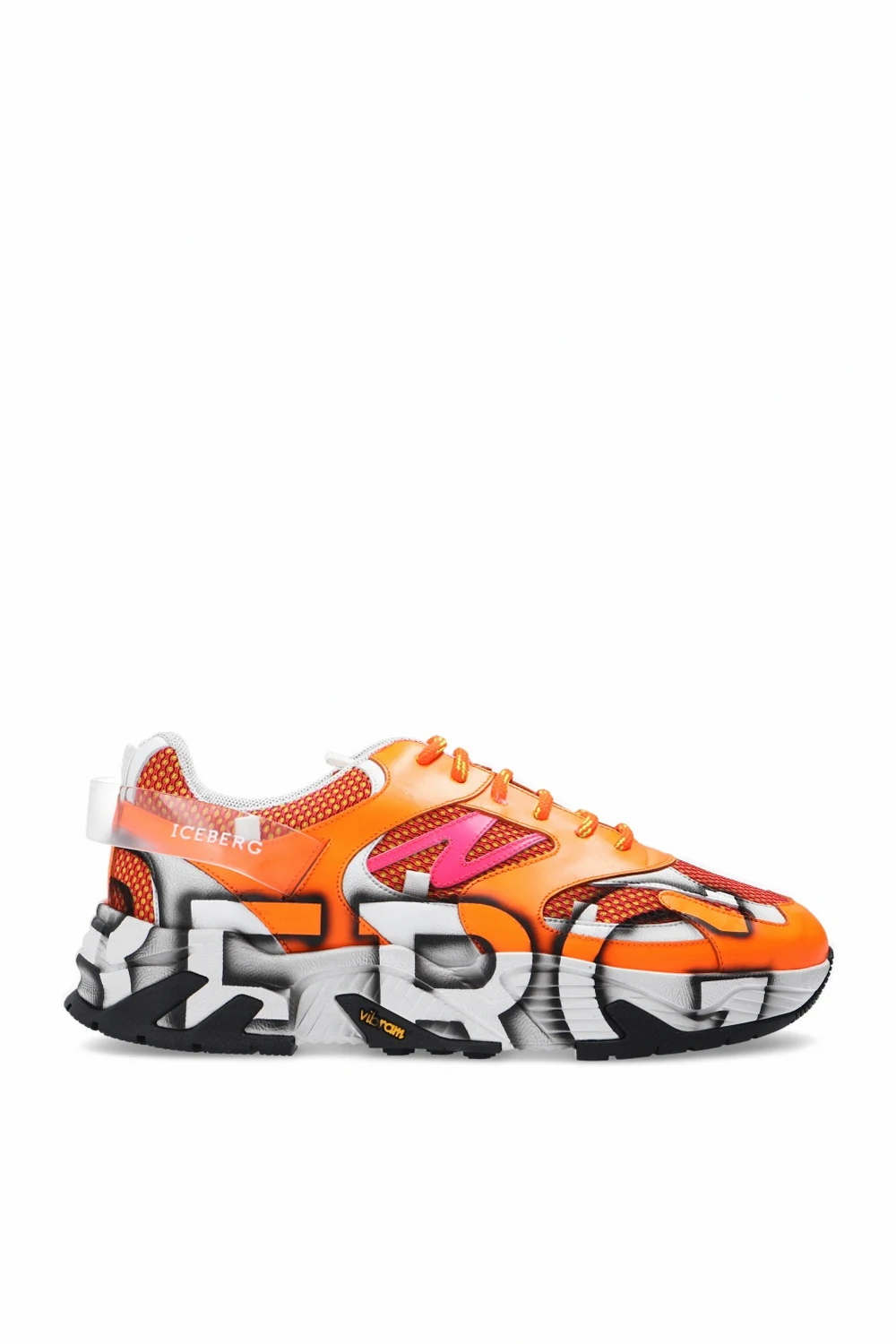 ORANGE Logo sneakers