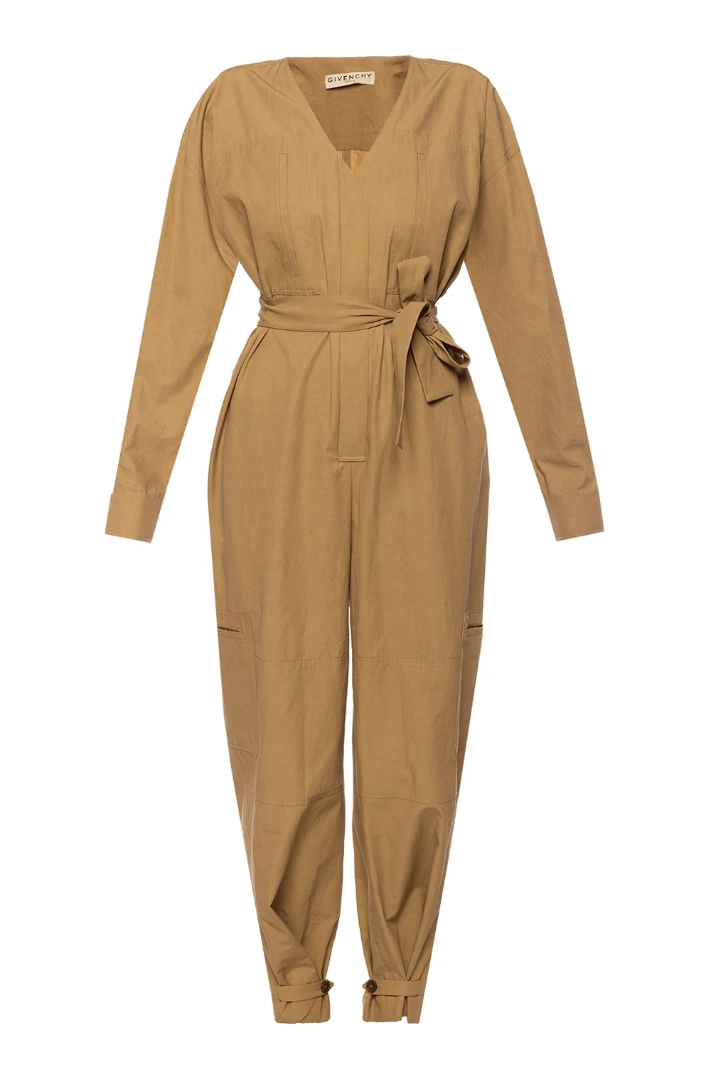 Jumpsuit with tie fastening