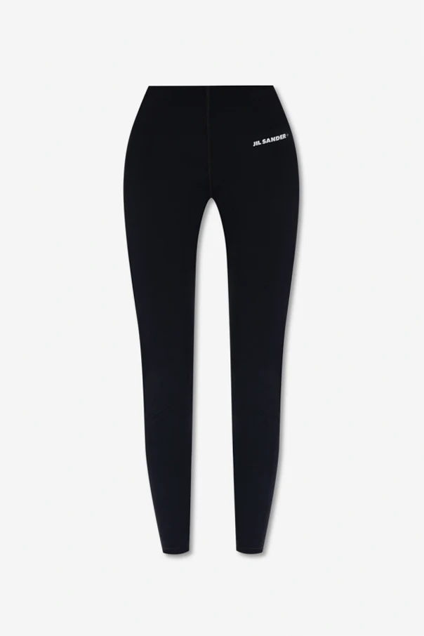 CZARNY Legginsy treningowe